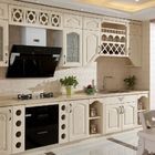 European Style Solid Oak Kitchen Cabinets Waterproof ODM Customized Size LOGO